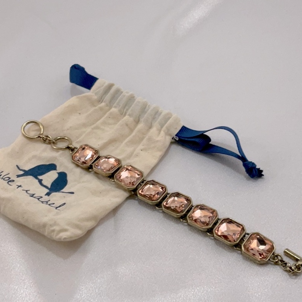 C&I gold and crystal bracelet.  New.